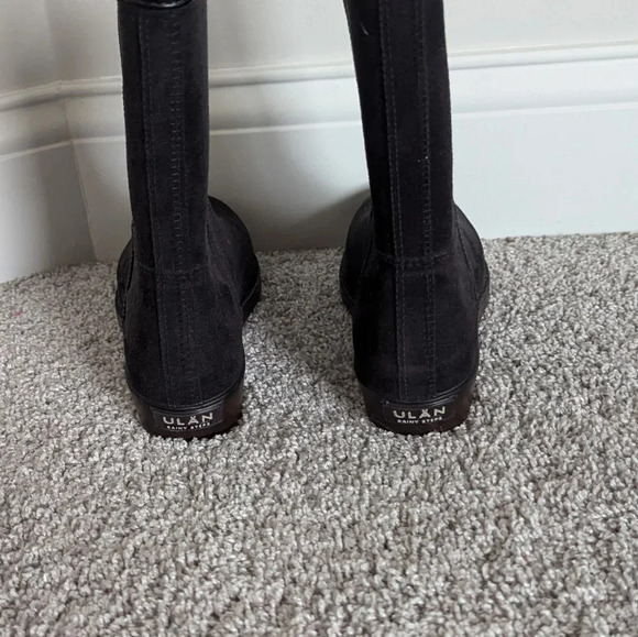 Ulan Black Waterproof Rain Boots sz 7 - Picture 4 of 7